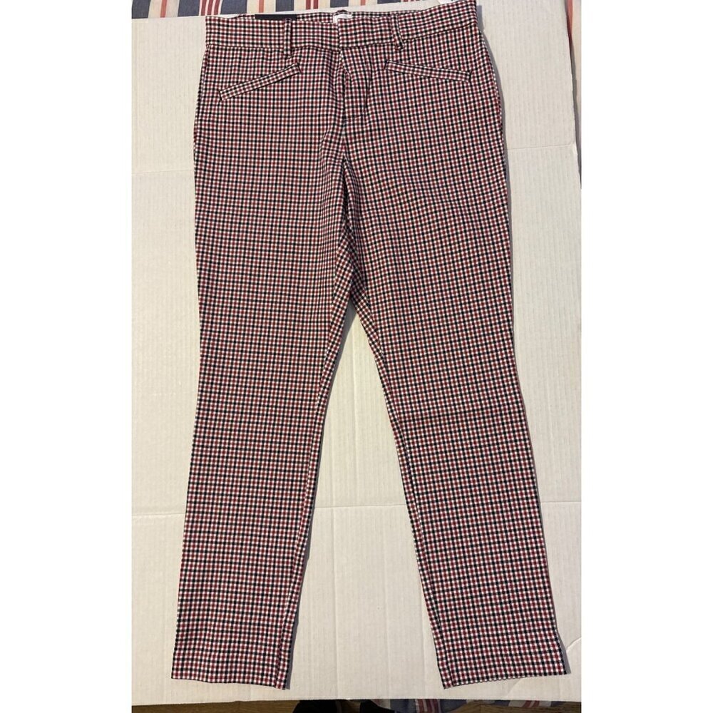 Gap Women's Plaid Signature Skinny Ankle Pants Size 6 NEW